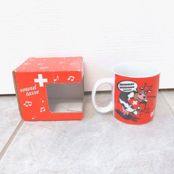 NEW Music Cup Music Mug Switzerland  Cow - Picture 5 of 6